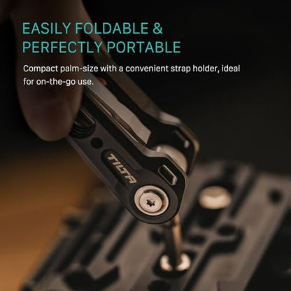 Tilta Multi-Functional Mini Tool Kit | Features Allen Keys and Screw Drivers | Compact & Lightweight | Compatible with Most Cages & Camera Systems (Spruce Green) TA-MMT-SG - color: Spruce Green