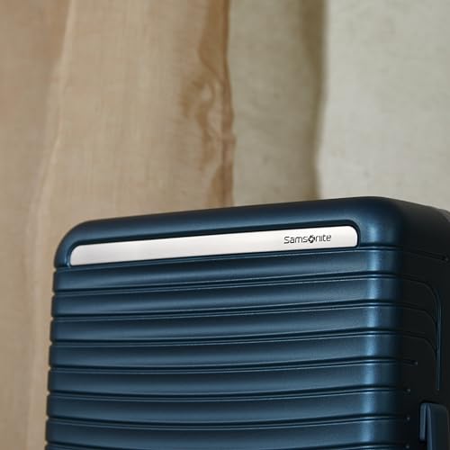 Framelock Max 21” Carry-On Hardshell Zipperless Luggage - Highly Secure Integrated Eazylock™ Mechanism - RightHeight™ Adjustable Handle System - 360° Spinner Wheels - Airline Approved - Emerald Teal - color: Blue, size: Carry-on Spinner