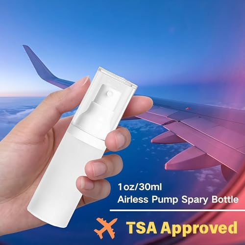 360° Angle Work - Small Spray Bottle | 1oz/30ml - Mini Spray Bottle - TSA Approved Travel Bottles | Portable Refillable Leak Proof | For Perfume Toner Hair spray Facial Moisturizing | 1oz/30ml-Pack 4 - size: 1 fl oz (4 Count)
