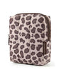 BAGSMART Small Travel Makeup Bag for Purse Toiletry Pouch, Puffy Padded Mini Cosmetics Bag, Cute Make Up Pouch for Women with Slip-in Pocket, Travel Essentials for Toiletries, Leopard - color: 08-Leopard