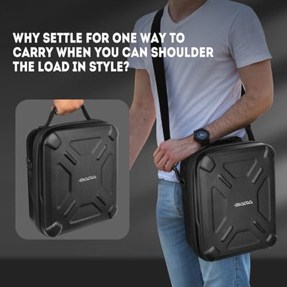 Ultra-Light Case for Starlink Mini – Waterproof, Shockproof EVA for Starlink Case Shoulder Star Link Bag with Dual Carry Options | Ideal Starlink Mini Accessories - style: FightStyle