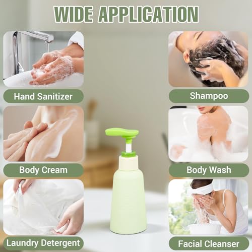 3.4oz Travel Shampoo Bottle with Flip Cap, Refillable Plastic Pump Bottles Dispenser for Soap, Shampoo, Lotions, Liquid Body Wash, Creams and Massage Oil (2Pack, 3.4oz/100ml) - size: 3.4 fl oz