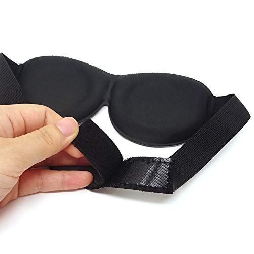 Honbay 3D Funny Eyeshade Soft Sleep Eye Mask with Adjustable Head Strap for Travel, Game, Party, Rest, Sleeping(Sunglasses) - style: Sunglasses
