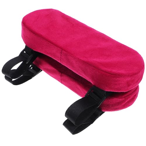 TEHAUX 2Pcs Chair Armrest Covers High Density Memory Foam Elbow Support Cushion for Office Gaming Chairs Easy Maintenance Versatile Use for Home Office Airplane More