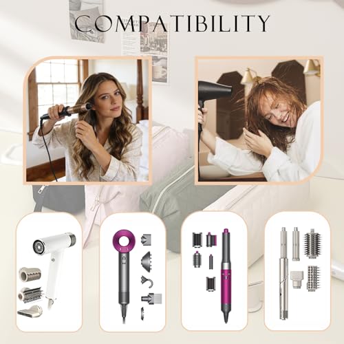 RSRSLEII Large Quilted Hair Tools Travel Bag with Bear Pattern,Hair Styling Accessories Storage Case for Shark FlexStyle, Dyson Airwrap Hair Dryer, Curling Iron, Revlon Hair Tools(06Bear) - color: 06 Bear