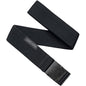 Arcade The Original Unisex Adventure Belt, Heavy Duty Elastic Webbing, Non-Metal Travel Friendly Buckle - color: Midnighter - Black