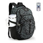 Swissdigital Laptop Backpack with USB Charging Port, Travel Backpack Fits 15.6 inches Computer, 31L Backpack for Men, Gray Leopard | SD803-101 - color: Gray Leopard