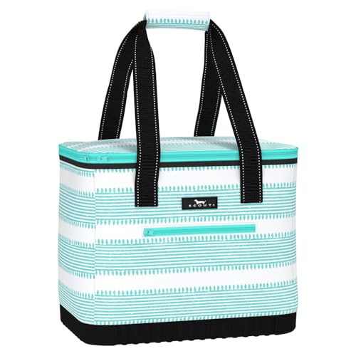 SCOUT The Stiff One - Large, Soft, Lightweight, Insulated Cooler with Hard Bottom, Beach, Family, Travel, Picnic Cooler - color: Can You Belize