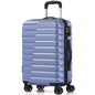 Coolife Carry On Luggage Airline Approved with Spinner Wheels, Hard Shell Suitcase TSA Lock Lightweight Travel Luggage 20-inch,Blue - color: blue, size: Small(20in)