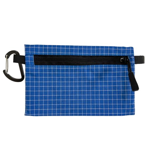 Water-Resistant Passport Holder for Travel, Ultralight Passport Wallet with YKK Zipper, Travel Essentials Organizer for Women Men, Portable Money Pouch Case for Credit Cards, ID, Cash, Small Items - color: Blue, size: L(7.1" x 4.7")