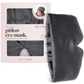 Kitsch Satin Sleep Mask - Eye Masks for Sleep, Softer Than Silk Satin Sleeping Mask Blindfold and Sleep Masks for Women and Men, Eye Care Travel Essentials - Charcoal Black - color: Charcoal Black