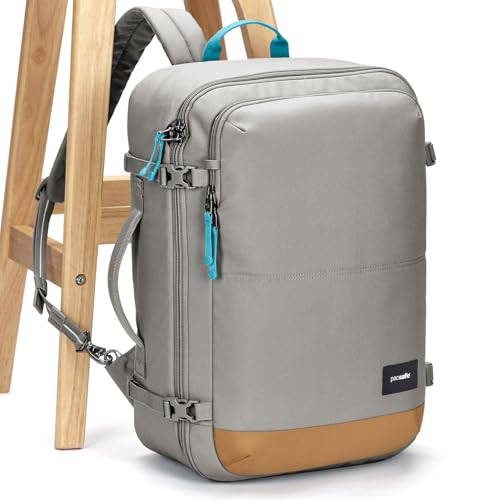 Pacsafe GO Anti Theft 34L Carry-on Backpack - color: Stone
