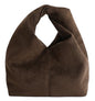 Slouchy Suede Crescent Crossbody Purses Women Cute Hobo Bags Trendy Satchels Underarm Shoulder Bag Travel Tote Handbag 2026 - color: A Suede Green Coffee-no Strap