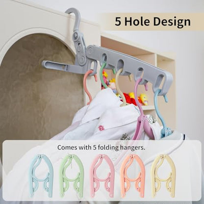 1Pcs Clothes Drying Rack Foldable and 10 Pcs Travel Hangers and 1pcs Organizer Bag,Foldable Design Doesn't take up Much Space, Great Combo for Travel/Hotel/Cruise. - style: 1+10 Pcs