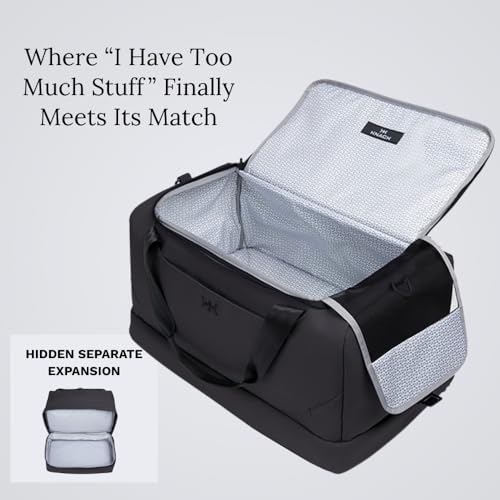 Knack Expandable Travel Duffel Midnight Black - color: Midnight Black, style: Travel Duffel