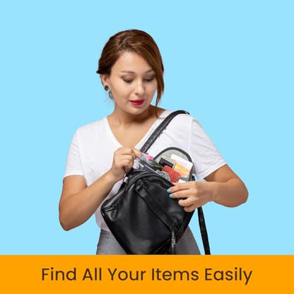 Diadem Mini Backpack Organizer Insert – Perfect Fit for Your Favorite Mini Backpacks – Bag Organizer For Backpack – Fits in Shoulder Bags, Travel Bags, Handbags, and Purses – 10 Pockets