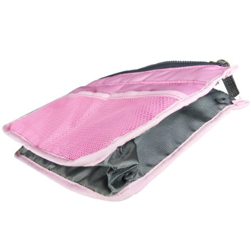 Wrapables® Unisex Bag Insert Organizer, Travel Bag Organizer (Pink) - color: Pink