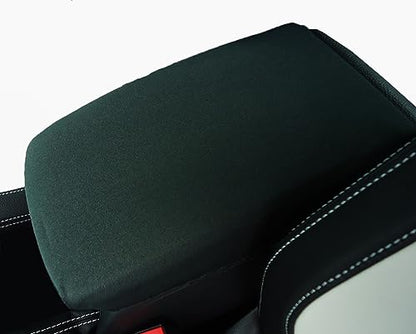 Car Console Covers Plus Made in USA Neoprene Center Console Cover Designed to fit Honda Pilot Models 2003-2008 (U4) Black - color: BLACK