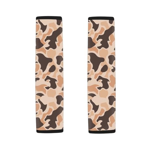Duck Camo Car Seat Belt Cover Safety Belt Cover Anti-Slip Shoulder Strap Protects 2 PCS Comfortable Driving Universal Auto Seat Straps Fit for Vehicle, Truck, SUV - color: Duck Camo