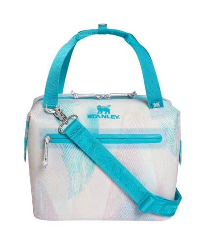 Stanley All Day Julienne Soft Cooler Bag and Lunch Box | Insulated Travel Bag with Zipper | BPA-Free - color: Sea Glass Plume, style: Mini