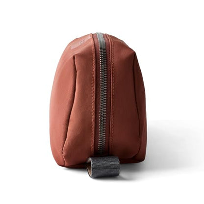Bellroy Toiletry Kit (Unisex Toiletry Bag, Zipper Closure, Water-Resistant Lining, Toothbrush Sleeve with Magnetic Closure, Internal Mesh Pocket Organization) -Bronze - color: Clay