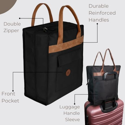 Shoe Bag for Travel, Portable Shoe Organizer, Storage Bag, Shoe Tote Bag for Women and Men - style: Black