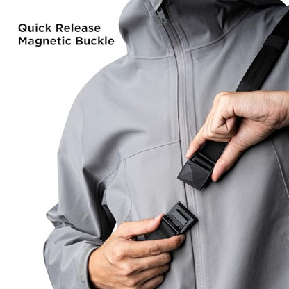 ALPAKA Elements Tech Case - Travel Organizer Pouch for Electronics, Cables, EDC with Weatherproof Fabrics, YKK Zippers(Slate Grey VX21) - color: Grey