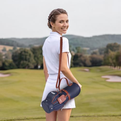 PGM Women's Versatile Crossbody and Hand bag for Work and Casual Outings with Waterproof - color: Navy Brown