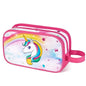 Toiletry Bag for Girls - Kids Toiletry Bag Christmas Birthday Gift Camping Travel Toiletry Case Toiletries Makeup Cosmetic Pouch Pink Water-resistant Wash Bag Dopp Kit with Mesh Pocket - style: Unicorn B