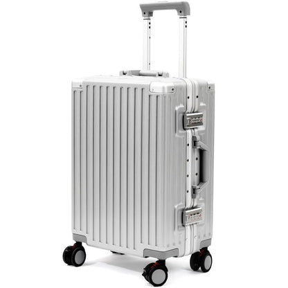 VentureVault Carry On Luggage 22x14x9 Airline Approved, Zipperless Luggage Carry On, Hard Shell Suitcases with TSA Lock, Lightweight Carry On Suitcases with Aluminum Frame (silver, 20inch) - color: Silvery, size: 20inch