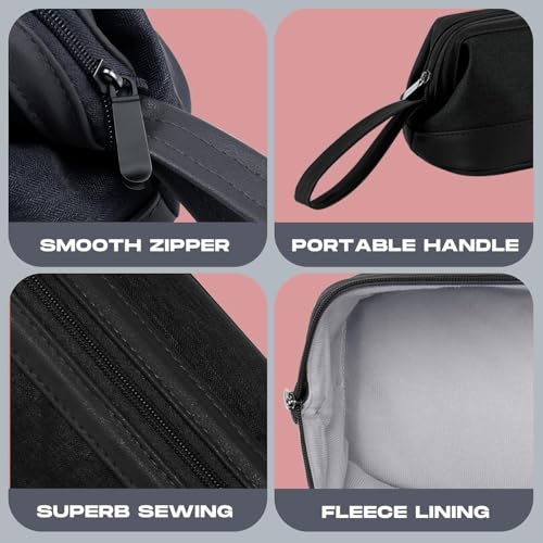 2026 Latest Shark Flex Style Travel Case for Dyson Airwrap Hair Dryer Brush Revlon Hair Tools Travel Bag Carrying Case Flat Curling Iron Organizer(Black) - color: Black