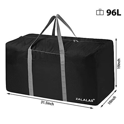 Travel Duffle Bag,96L Extra Large Duffel Bag Lightweight,Waterproof Duffle Bag for Men Women,Black