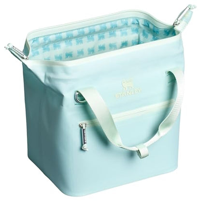 Stanley All Day Julienne Soft Cooler Bag and Lunch Box | Insulated Travel Bag with Zipper | BPA-Free - color: Seafoam, style: Mini