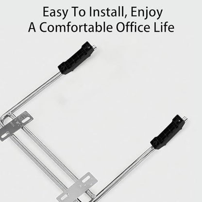 4Pcs Office Chair Footrest Slider Pads, Foot Rest Attachment Sliders for Office Chairs Convenient Replaceable Chair