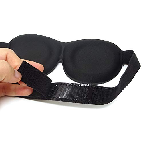 Honbay 3D Funny Eyeshade Soft Sleep Eye Mask with Adjustable Head Strap for Travel, Game, Party, Rest, Sleeping, etc (for Man) - style: Man