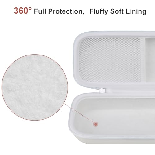 BOVKE Stethoscope Case for 3M Littmann Classic III Monitoring, Lightweight II S.E, MDF Acoustica Stethoscopes, Extra Room fits Nurse Accessories Medical Equipment and Nursing School Essentials, White - color: White