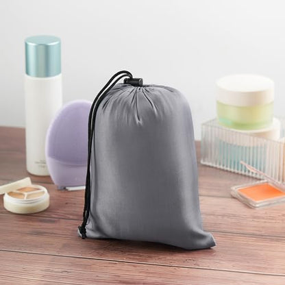 PALTERWEAR Drawstring Bag with Toggle - Nylon Cinch and Ditty Pouch Six-Pack (Gray, 6 x 8 Inch, Set of 6) - color: Gray, size: 6 x 8 Inch