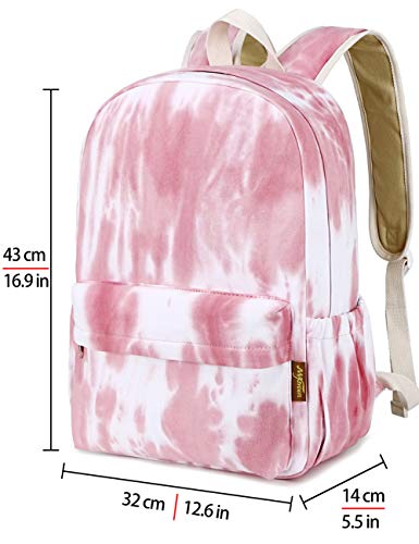mygreen Kids Backpack, Kawaii Girls Backpack for School Ages 8-12 - color: Red, Multicolor, 15 Inch Laptop