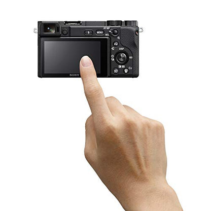 Sony ILCE-6400 a6400 Mirrorless APS-C Interchangeable-Lens Camera Bundle with Deco Gear Bag, 64GB Card, Photo Video Software and Replacement Battery - style: Camera Only + Essentials Kit