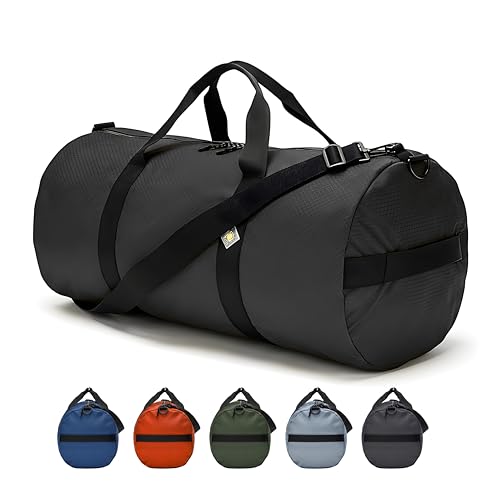 75L Hauler Duffel Bag, Heavy-Duty Gear Bag, 1050D Tuff Cloth, Diamond Ripstop, Reinforced Stitching - Black (14" x 30") - color: Black, size: 14" x 30" (75 Liters)