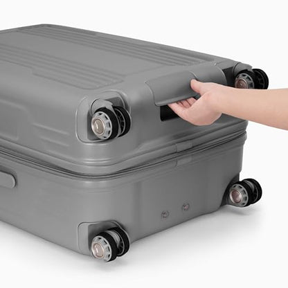 Traveler's Choice Ultimax II Polycarbonate Hardside Luggage with Spinner Wheels, Slate Gray, 29-Inch Large Luggage - color: Slate Gray, size: 29-Inch Large Luggage