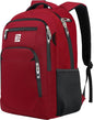 Volher Laptop Backpack,Business Travel Anti Theft Slim Durable Laptops Backpack,Water Resistant College Computer Bag for Women & Men Fits 15.6 Inch Laptop and Notebook-Red - color: Red, size: 15.6 Inch, style: Laptop