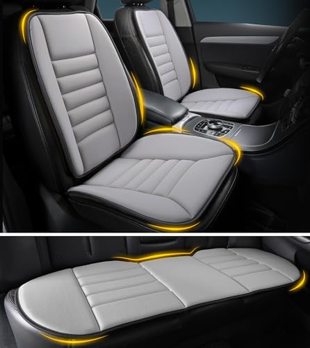 kingphenix 5-Piece Memory Foam Car Seat Cushion Set with Full Back Support Pillow, Comfort for Long Drives & Road Trips, Universal Automotive Comfort for Most Car, Van, Truck, SUV, Gray - color: Gray, size: Full Set