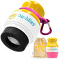 Pink Bag Bundle Solar Buddies Refillable Roll On Sunscreen Suncream Applicator Bag Bundle With Applicator Carabina Clip For Families, Kids, Adults, Travel Set, With A Free Sticker Pack (Pink) - color: Pink