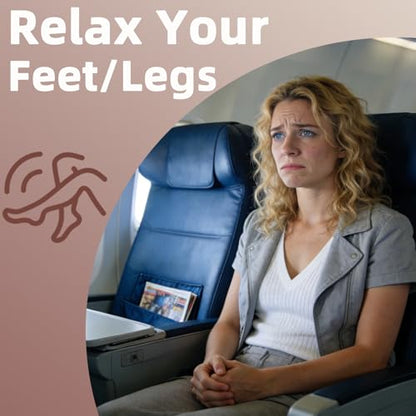 Airplane Foot Hammock, No Collapse Foot Rest for Plane Travel with Extended Adjustment Strap, Portable Desk Foot Hammock with,Cotton Denim, Foot Sling Travel Essentials to Relax Your Feet(Light Blue) - color: Light Blue