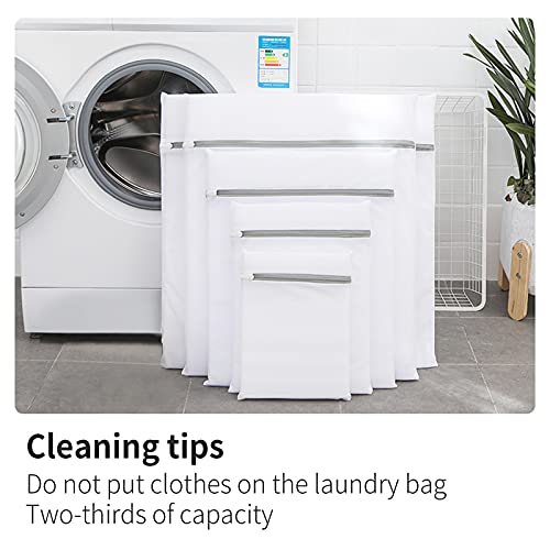 3 Pack Mesh Laundry Bags Medium by MDSXO- Fine Durable Lingerie Delicates Bag for Washing Machine for Socks, Bra, Mask,Underwear 12 * 16 inch [3 Pack] - size: 3M(Child Size)