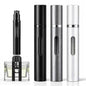 10ml 3pcs Perfume Travel Refillable Bottle, Perfume Atomizer, Bottom-Filling Fragrances Bottle, Mini Cologne Dispenser, Portable Sprayer (Black-Grey-Silver)
