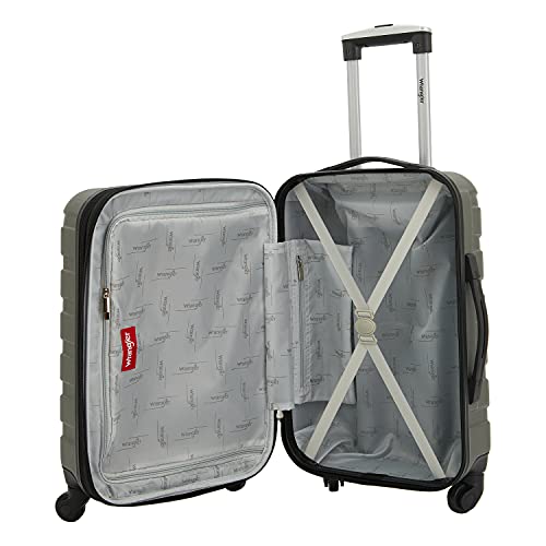 Wrangler 4 Piece Miami Luggage and Packing Cubes Set, Olive Green - color: Green, size: 4 Piece Set