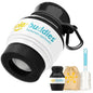 Solar Buddies Grab & Go Travel Bundle, Carabina Clip & Cleaning Brush - Single Full Black - Refillable Roll on Sponge Sunscreen, Suncream & Lotion Applicator For Kids, Adults & Families - Holds 100ml - color: Black Single