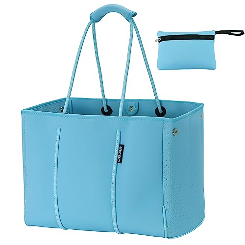 QOGiR Multipurpose Gym Beach Bag, Light Weight, Large, Sports … … - color: Sky Blue, size: Large